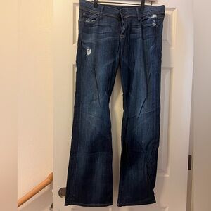 Hudson mid rise boot cut jeans circa 2010